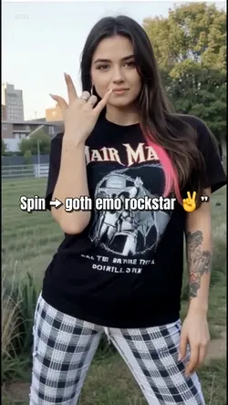 Spin → goth emo rock