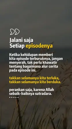 Jalani setiap episod
