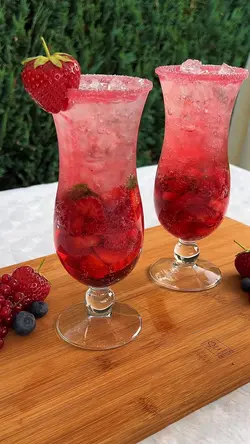 making a drink