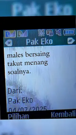 males bersaing takut
