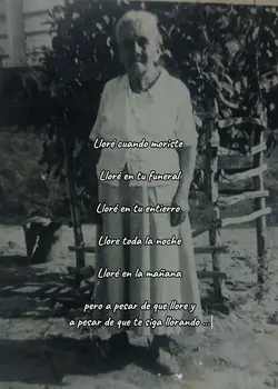 Te lloré madre mia