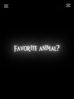 Favourite animal?