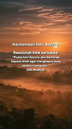 Keutamaan Asyura 