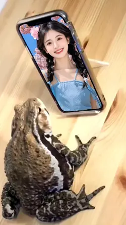 Funny frog