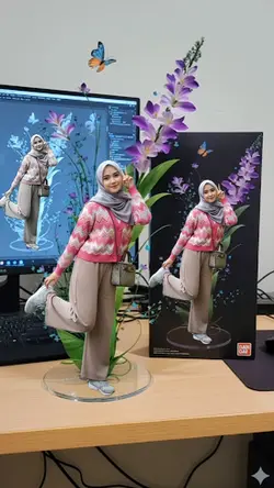 Poto bisa digeser ya