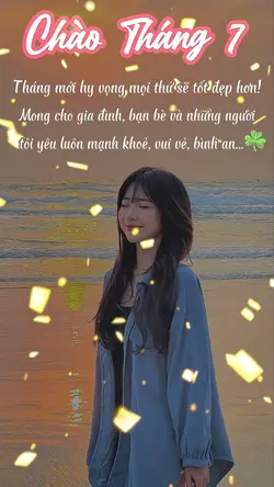 Mẫu chào tháng 7