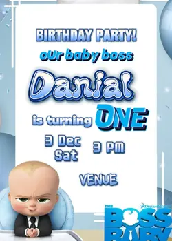 Birthday card baby b