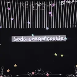 Cream soda cookie 