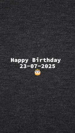 birthday 23 July 