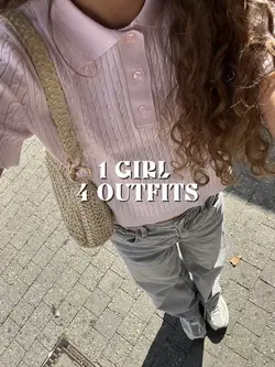 1 girl, 4 outfits