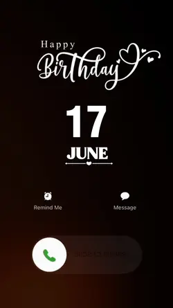 BDAY CALLING 17 JUNE