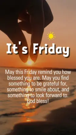 its Friday 