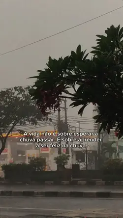 Ser feliz na chuva