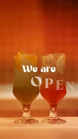 We are open 