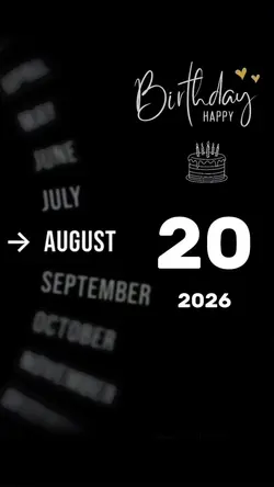 Hbd 20 August 2026