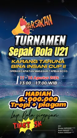 poster turnamen 