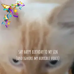 HAPPY BIRTHDAY