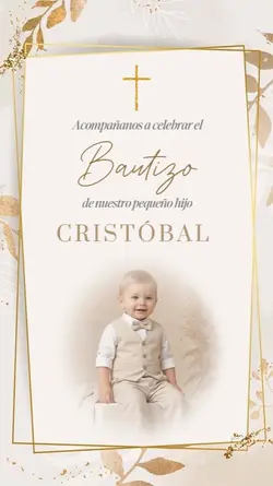 Invitación Bautizo