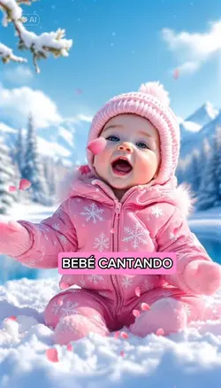 Bebé cantando 