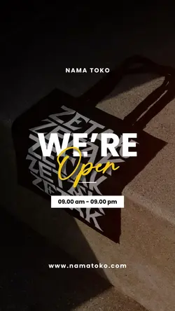 story : we are open