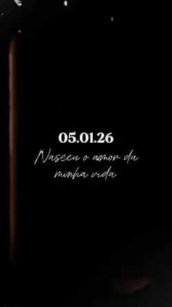 nasceu o meu amor 