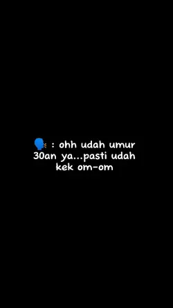 udah umur 30 ya