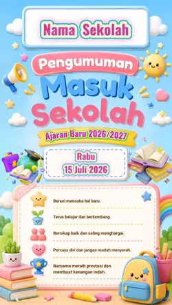 Masuk Sekolah