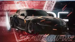 Car edit typography