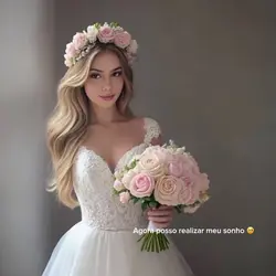Vestindo de noiva 👰‍♀️💐