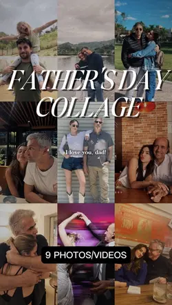 Father’s Day collage