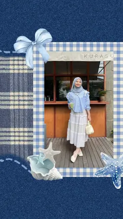 Frame biru