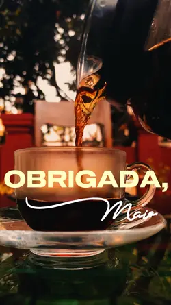Obrigada, maio