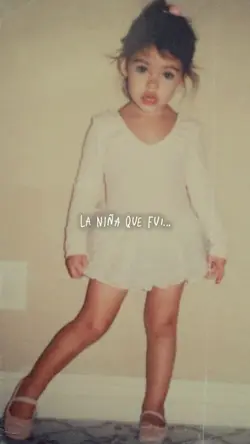 La niña...