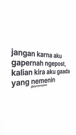 jangan karna aku 