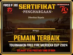 sertifikat freefire
