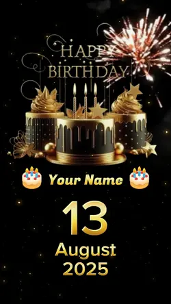 hbd 13 August 2025