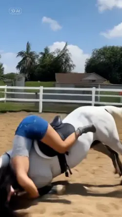 caindo do cavalo kkk