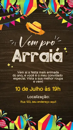 Arraiá | Convite