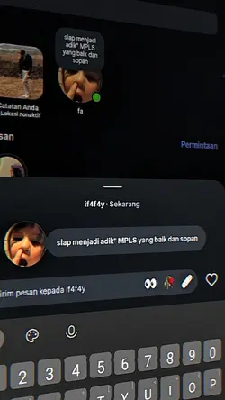 siap menjadi adik" 