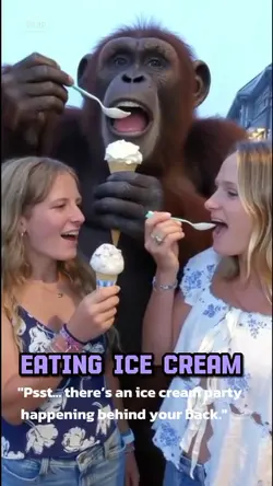 Eating Ice Cream 