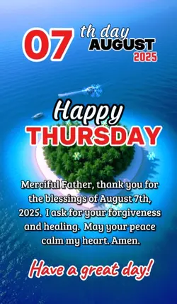 7th day of August
