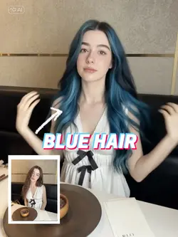 BLUE HAIR