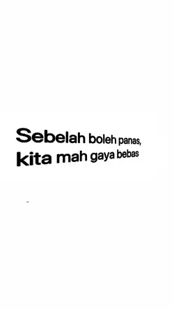 sebelah boleh panas