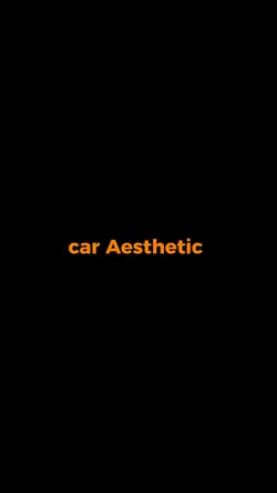 car Aesthetic