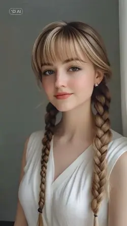 braid with bangs