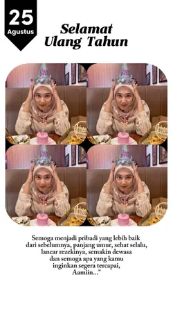 HBD, 25 Agustus 