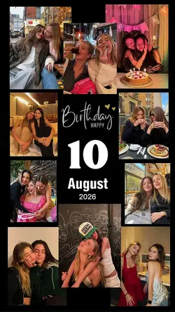 Birthday 10 August