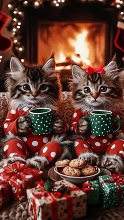 Christmas cat