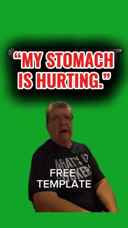 “STOMACH IS HURTING”