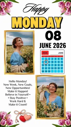 Monday 8 june 2026